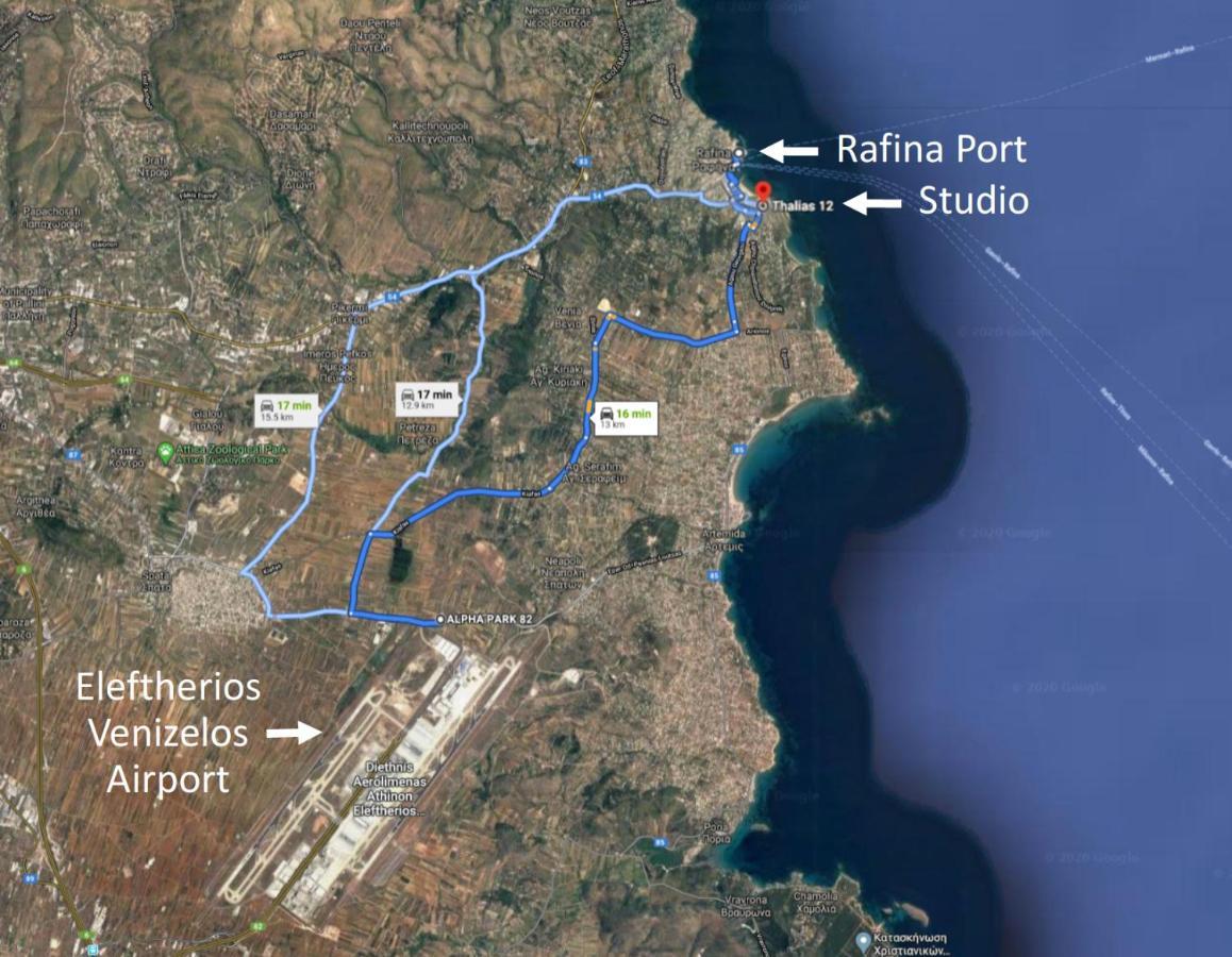 Seaside Studio Meltemi Rafina  Luaran gambar